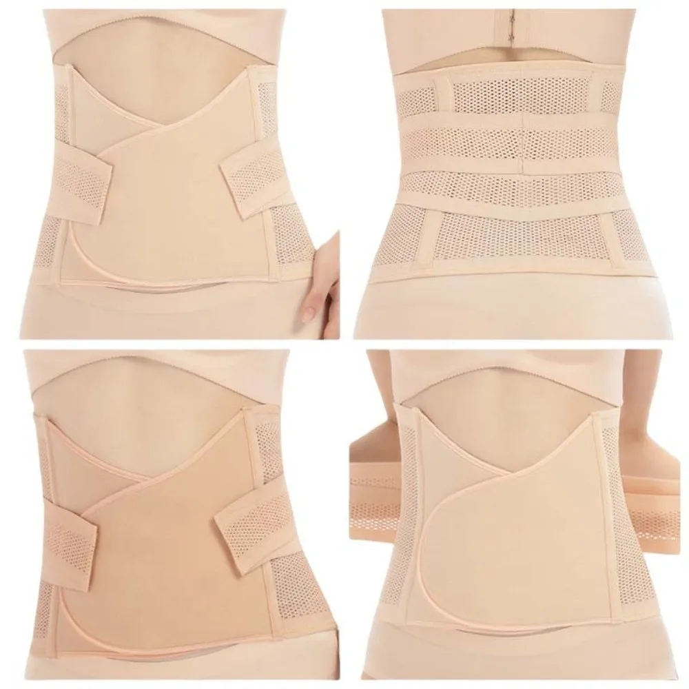 

Simple Thin Postpartum Body Shaper Belt Stickable Seamless Women Girdle Belt Tummy Control Breathable Slimming Shapewear Lady