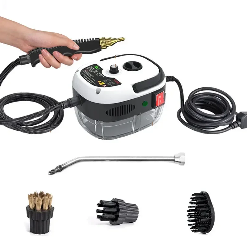 TINSOL Handheld high temperature steam cleaner 2500W, air conditioner, kitchen hood, car steam cleaner, floor cleaning, etc.