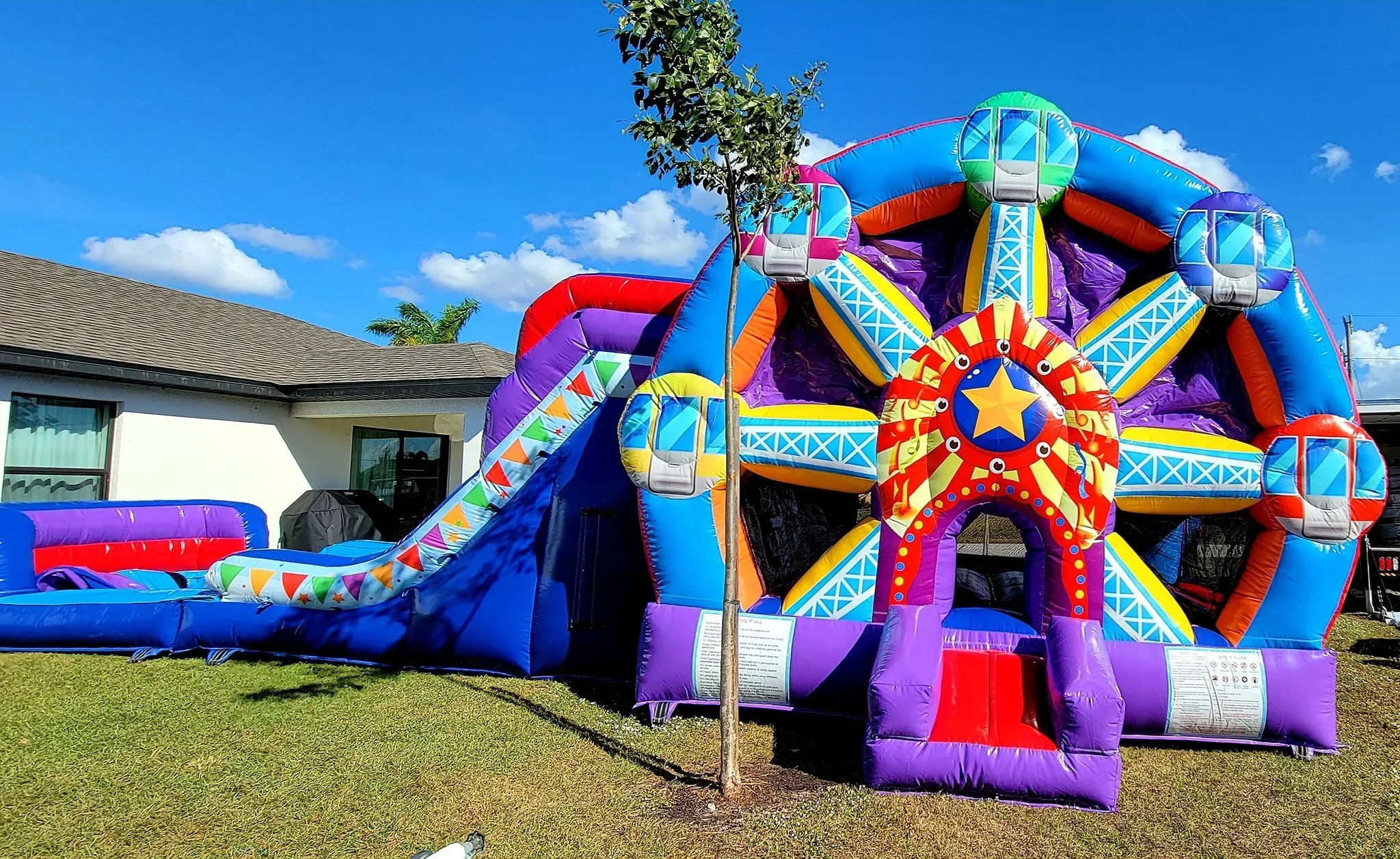 Carnival inflatable bounce house combo high quality inflatable bouncer slide inflatable castle for sale