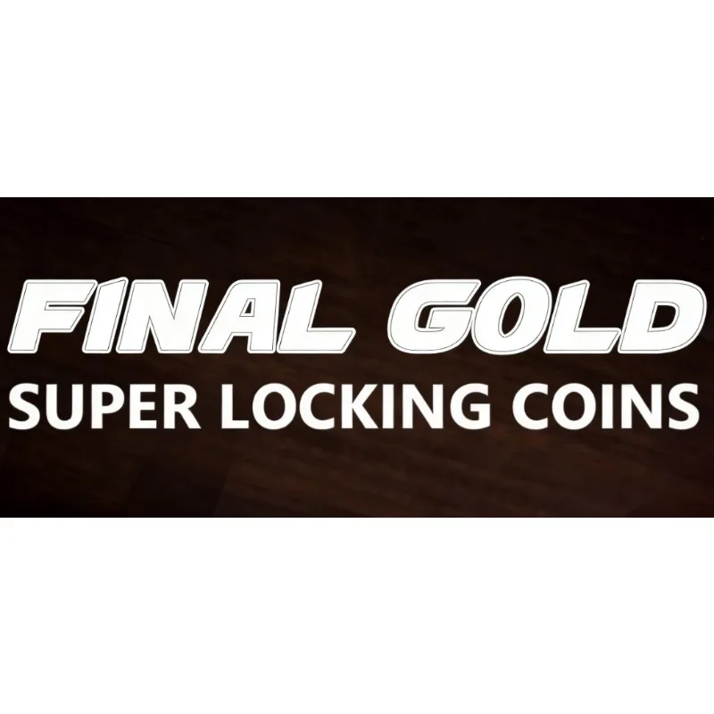 Juego de magia de monedas de oro Final definitivo con trucos súper cerradados, trucos de magia profesionales de primer plano para magos
