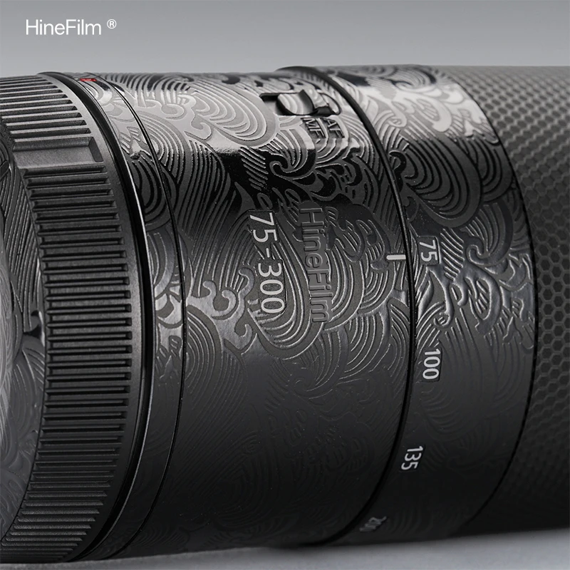 Customized Skin For Canon RF75-300 F4-5.6 Lens Sticker for Canon RF75-300mm F4-5.6 Lens Decal Skin 75 300 Lens Wrap Cover 75300