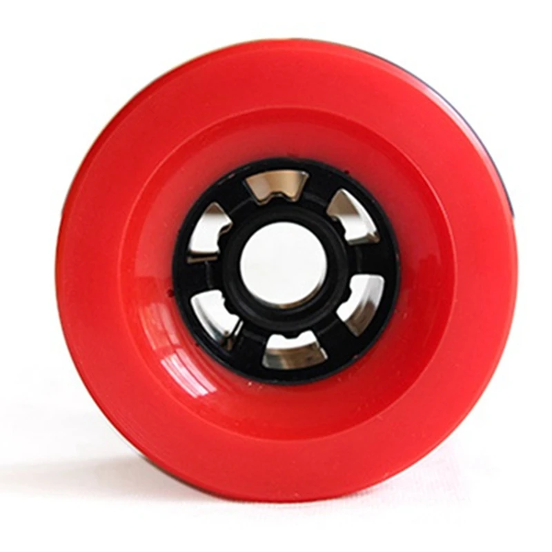 1 Stück elektrisches Skateboard rad rotes stoß dämpfendes Skateboard rad für shr78a pu Rad