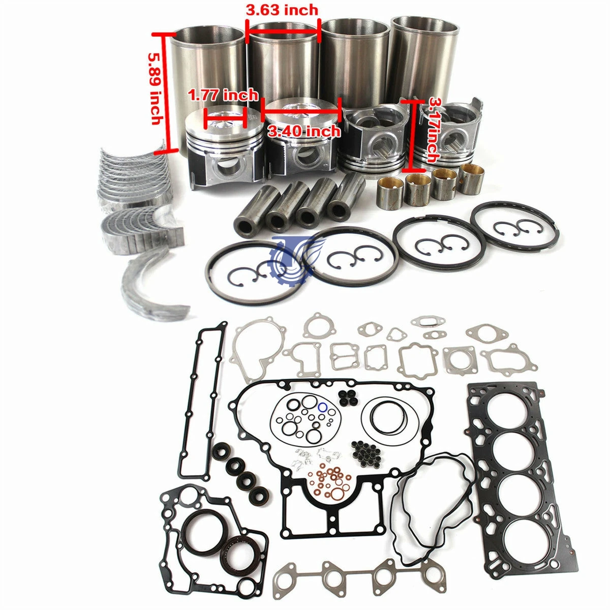 

Bobcat S550 S570 S590 Excavator Kubota V2607T V2607-DI V2607 Engine Retrofit Kit
