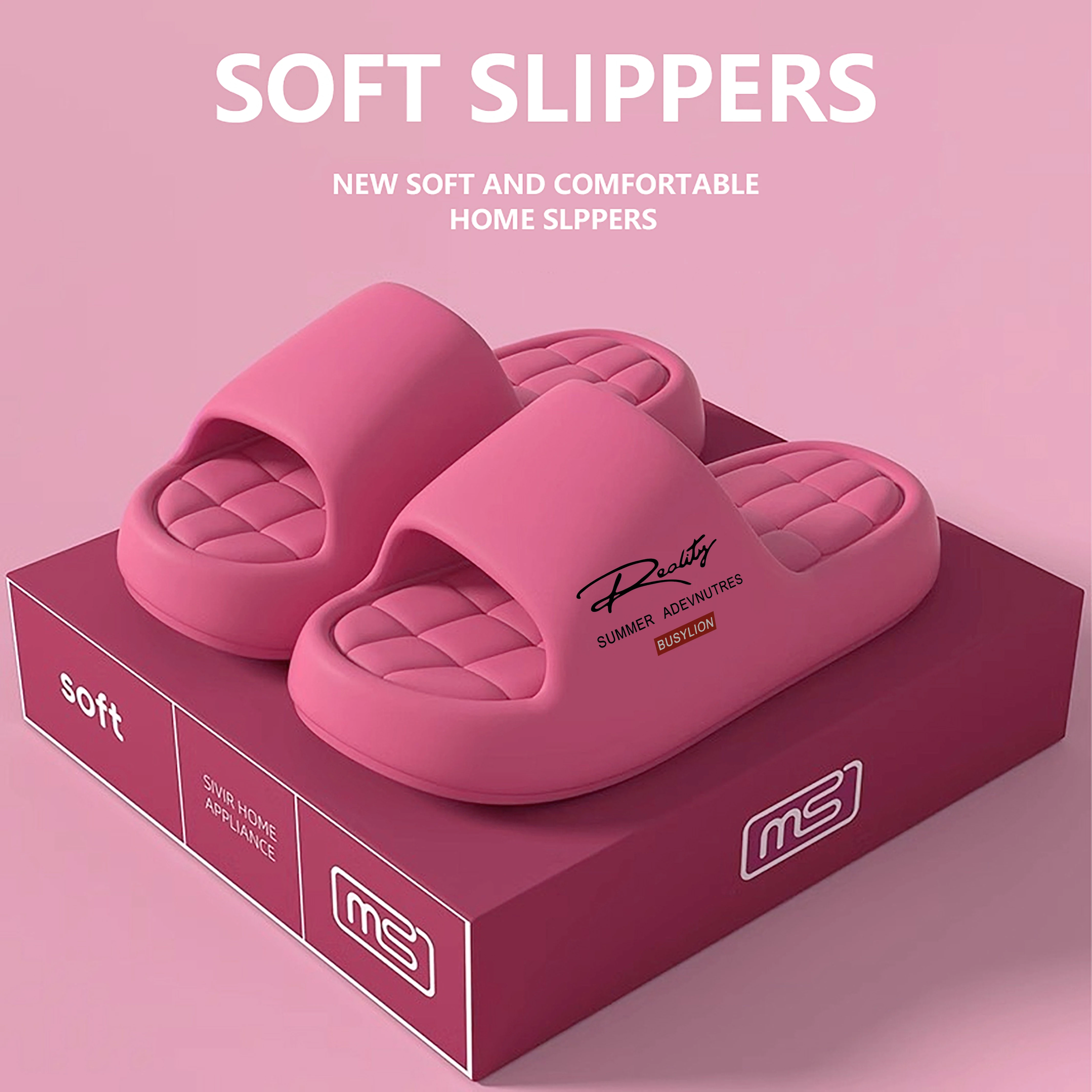 Pantuflas de Verano para Mujer Y2K EVA, Sandalias Casuales Abiertas, Suela Gruesa con Forro Interior Suave, Cómodas y Transpirables, Multicolor