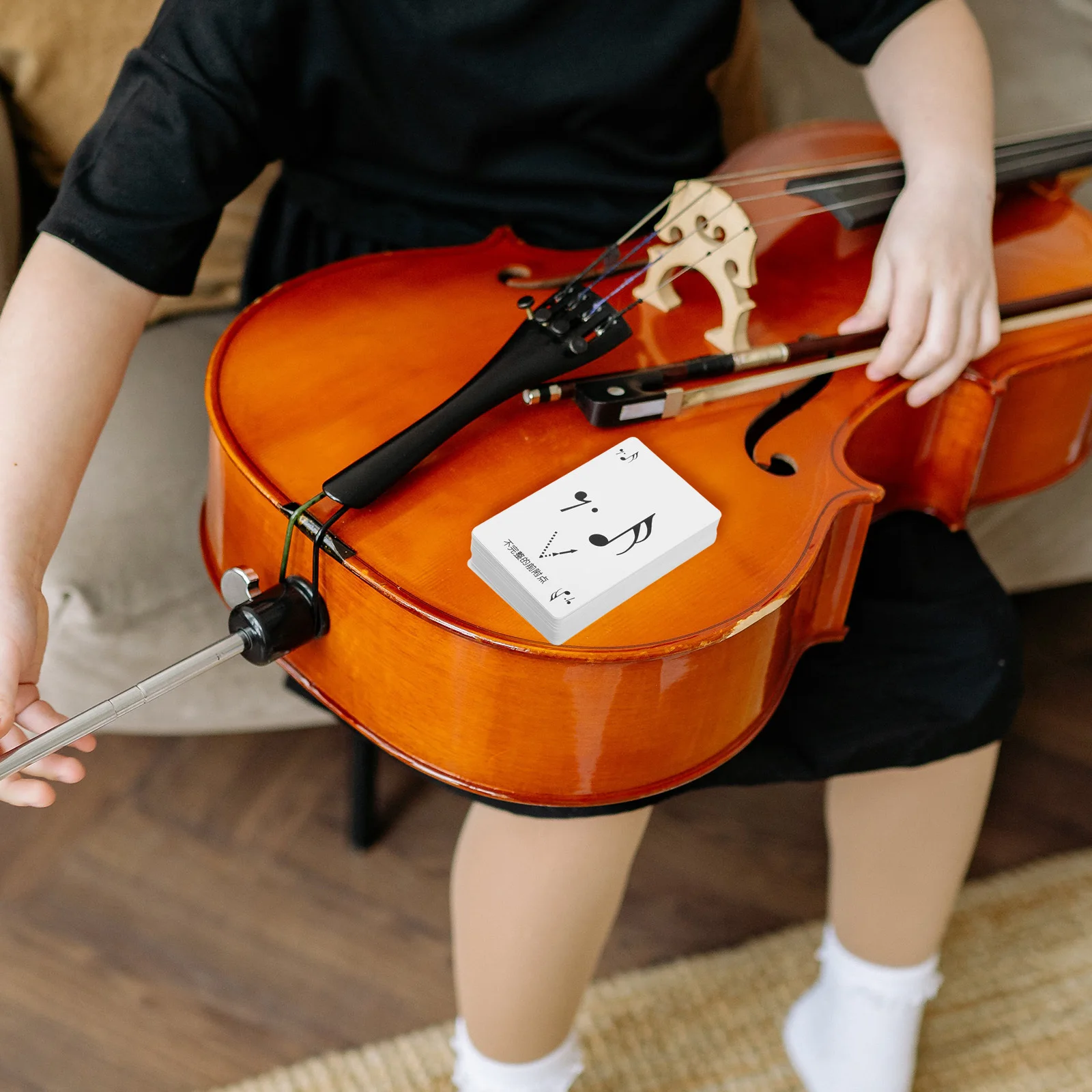 طلاب الموسيقى إيقاع بطاقات البوكر المبتدئين المحمولة تدوين البطاقات التعليمية مجموعة لنظرية التدريب ممارسة الموسيقى إيقاع البطاقات التعليمية