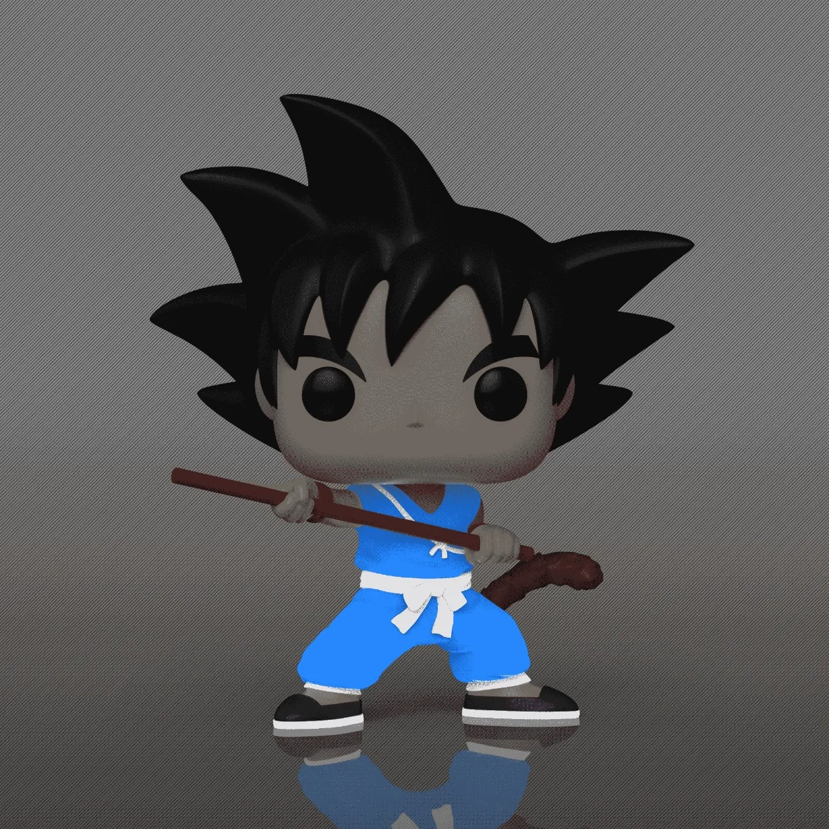 Original Funko Pop! Animation: Dragon Ball Goku with Nyoibou (Glow) Collectable Vinyl (Exc) Figure Gift Anime Fans Model Figure - view 3