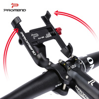 Promend 360° rotatable Aluminum Alloy Bike Mobile Phone Holder Bike Accessories Adjustable bicycle phone holder MTB Phone Stand