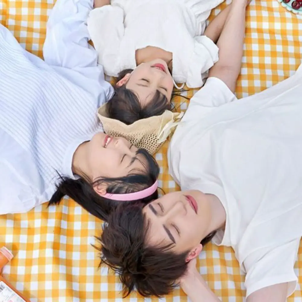 Outdoor faltbare Picknickmatte wasserdichte tragbare Strandmatte verdicken feuchtigkeitsbeständige Campingdecke