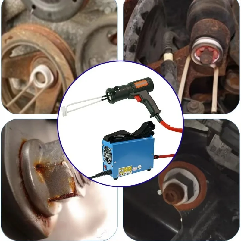 1500W Electromagnetic Induction Heater Induction Heater Bolt Removal Tool Handheld Fast Heating Induction Bolt Flameless Heating