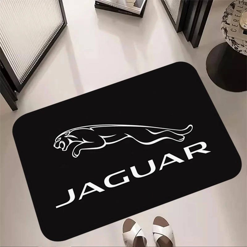 Bedside Carpet Jaguar Soft Doormat Floor Foot Rugs Car Boot Mat Bath Rug Kitchen Hallway Non-slip Mats Living Room Home Decors