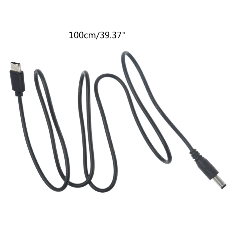 462E USB C Nam Sang 5.5X2.1mm Cắm Điện Nối Dài Cáp Sạc Dây Sạc