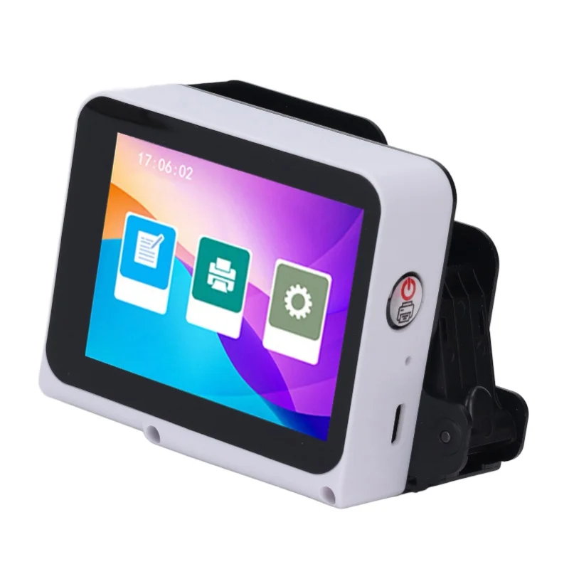 Handheld Inkjet Printer 12.7mm 600dpi 28 Languages Portable Printing Machine With Ink Cartridge For Barcode Data Image