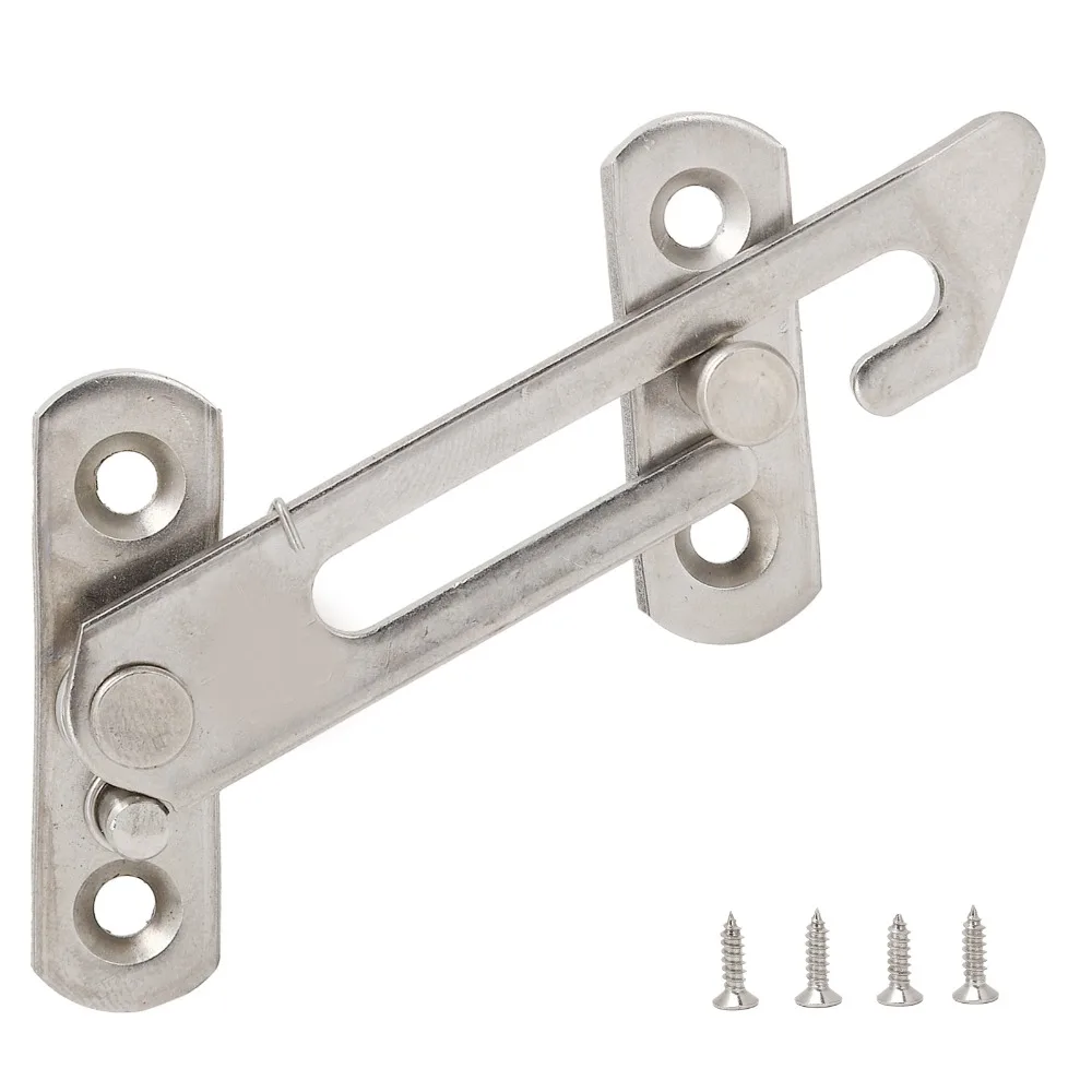 Durable Stainless Steel Safety Window Lock Right Mounting Adjustable Window Limiter Window Opening Restrictor Safety