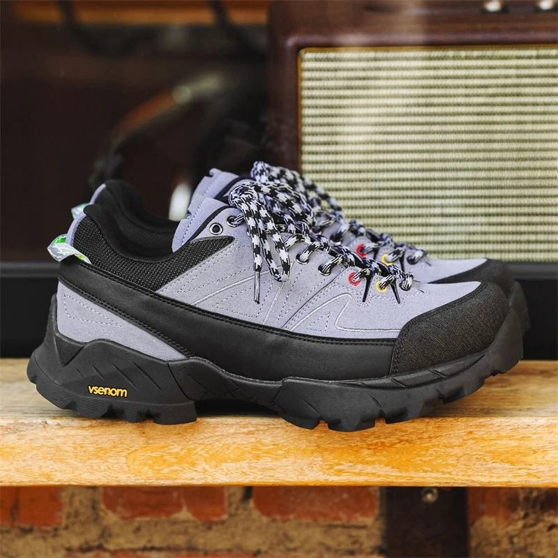 

Classic Brand Comfortable Autumn Mountain Climbing Footwear Designer Thick Soled Outdoor Hiking Shoe Anti Slip Walking Shoe