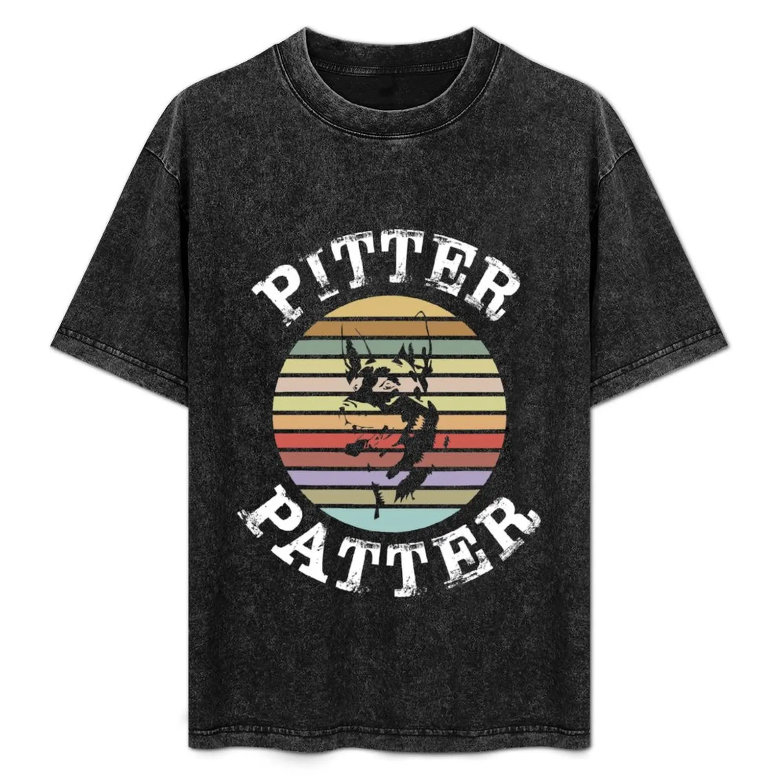 

Pitter Patter Let's Get At Er T-Shirt Classic Print Short Sleeve Shirt