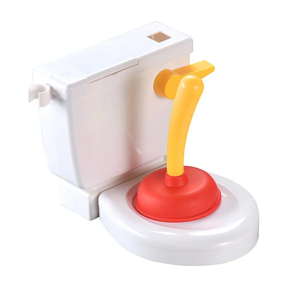 プラスチック製トイレ水洗いジョークおもちゃ、ボードゲーム、水噴射トリックおもちゃ、トイレ水洗いおもしろインタラクティブトイレトリックおもちゃ