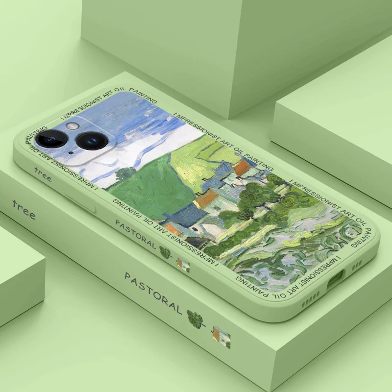 

Field Countryside Phone Case For iPhone 14 13 12 11 Pro Max Mini X XR XS SE2020 8 7 Plus 6 6S Plus Cover