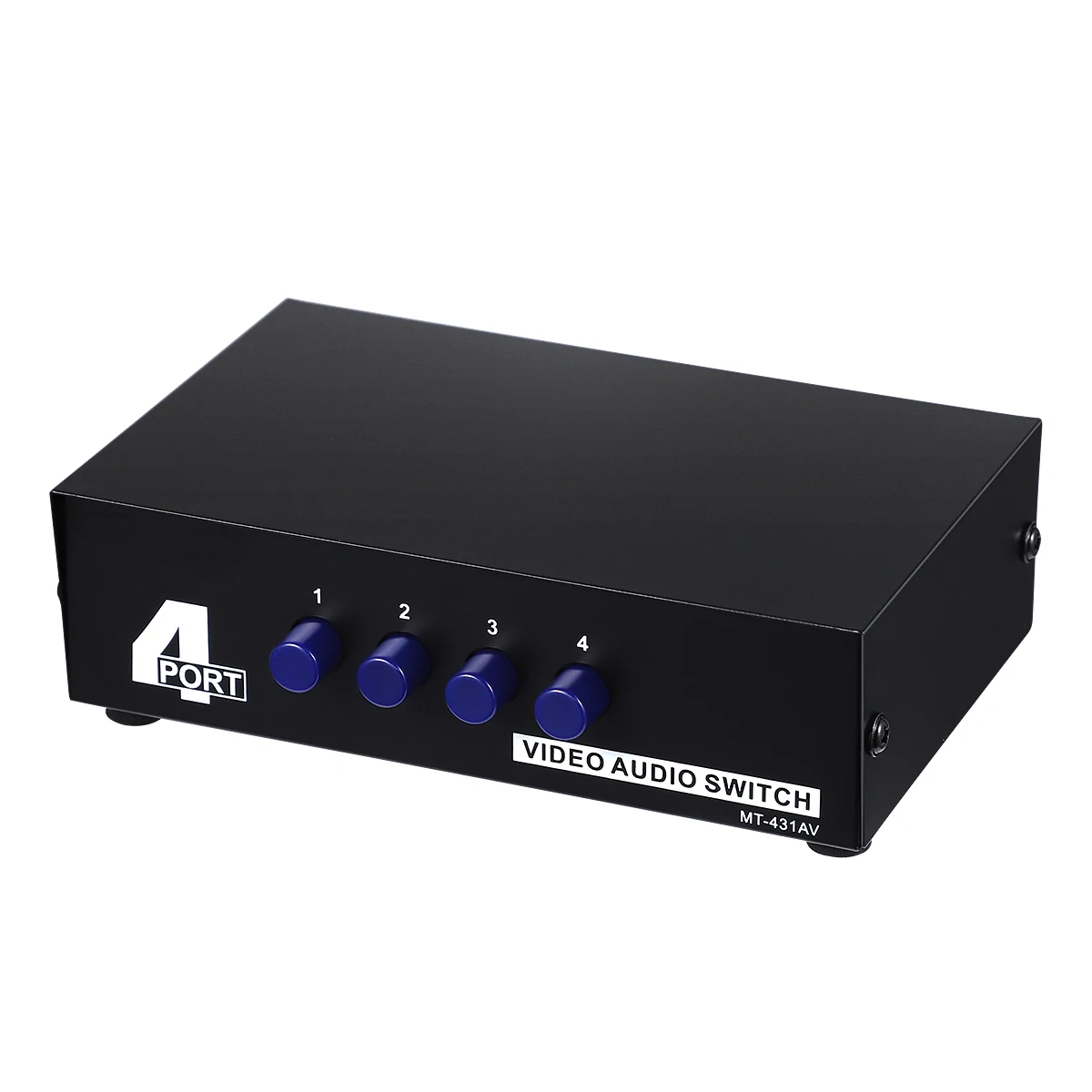 

Rosenice -431Av Av Audio Video 4 in 1 Out Composite Rca Selector for Dvd Cable Box Splitter Signal