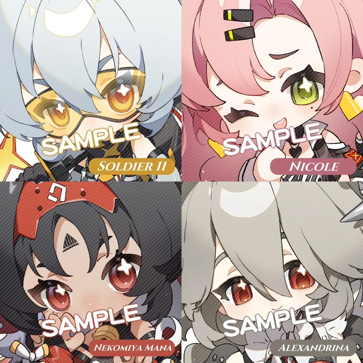 New Zenless Zone Zero Keychain Ellen Joe Hoshimi Miyabi Von Lycaon Nicole Cartoon Anime Cute Pendant Key Ring Jewelry Badge Gift