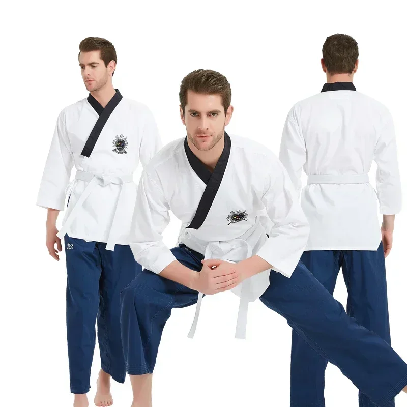 WTF Approved Professional Taekwondo Poomsae Dobok Martial Arts Taekwondo Suit For Children Adults Kids