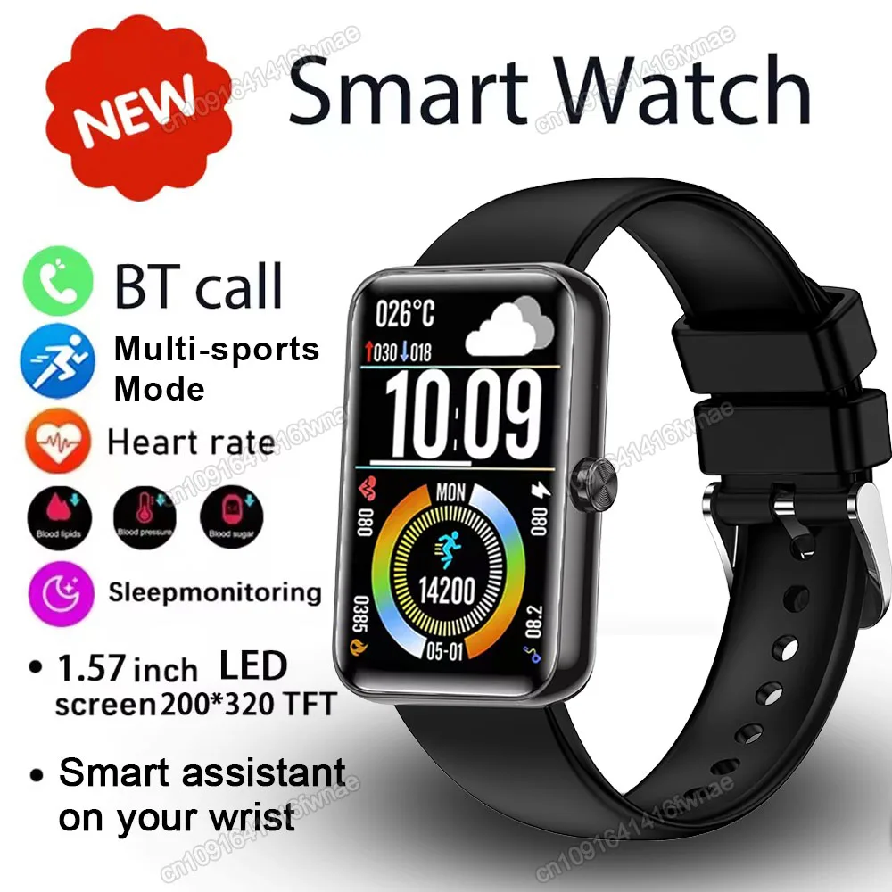 

Смарт-часы с Bluetooth, 1,57 дюйма, для мужчин и женщин smart watch смарт часы смарт часы мужские часы мужские наручные часы