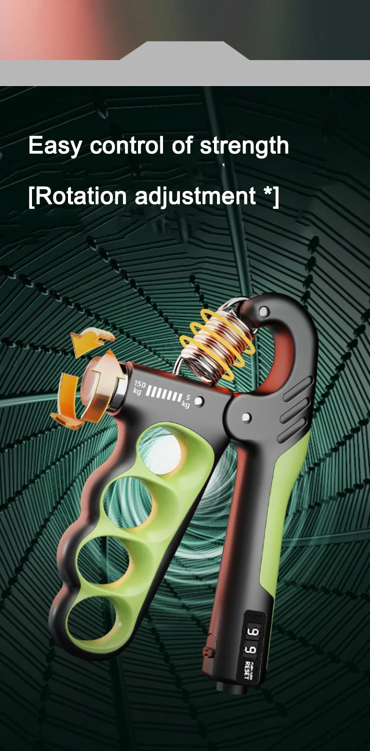 5–150 kg verstellbares Griffstärkungsgerät für Rehabilitationstraining, Muskelverbesserung, Krafttraining, Griffstärkungsgerät – Detail 4