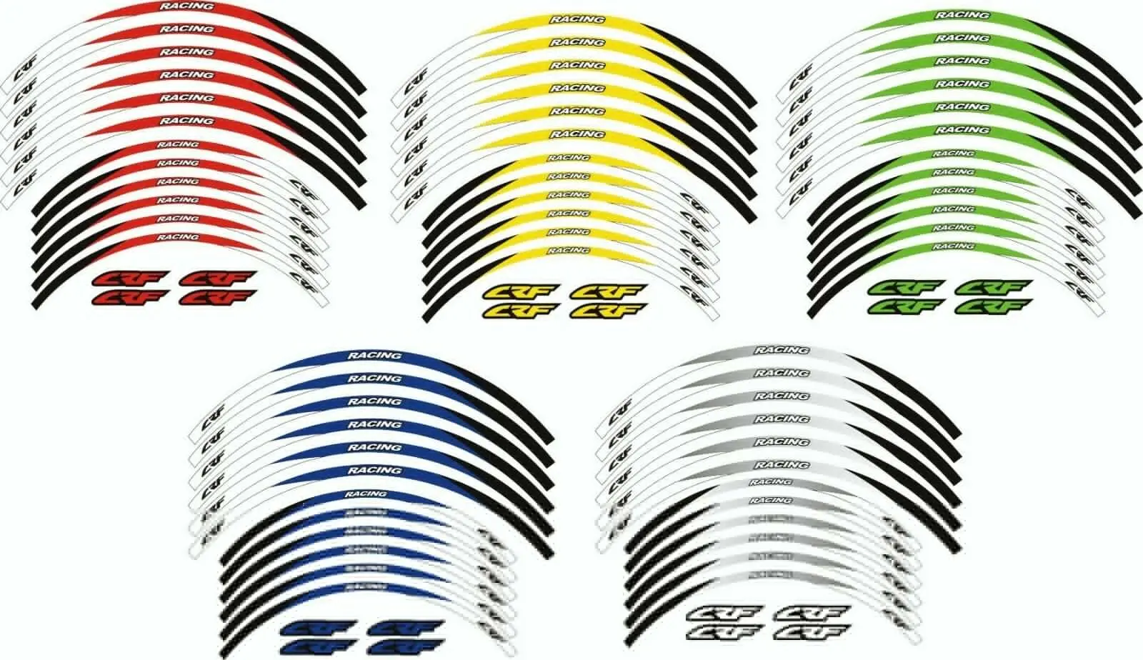 

Reflective Outer Tire Rim Stickers Wheels Decal Tape For HONDA CRF 250L/F/LE/R/X Motorcycle Stickers Decals