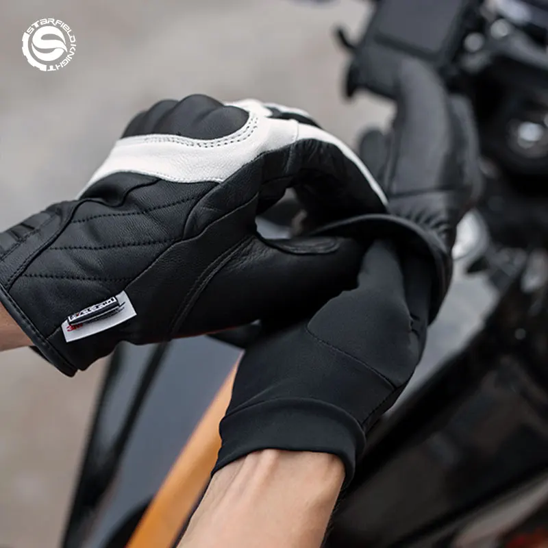 SFK Black Motorcycle Gloves Liner Summer Moisture Absorption Breathability Winter pairing With Leather Gloves All Seasons