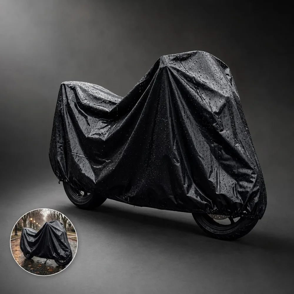 Universal Motorcycle Cover Waterproof Dustproof Anti-Scratch All Season Full Coverage for Honda Yamaha Suzuki Kawasaki