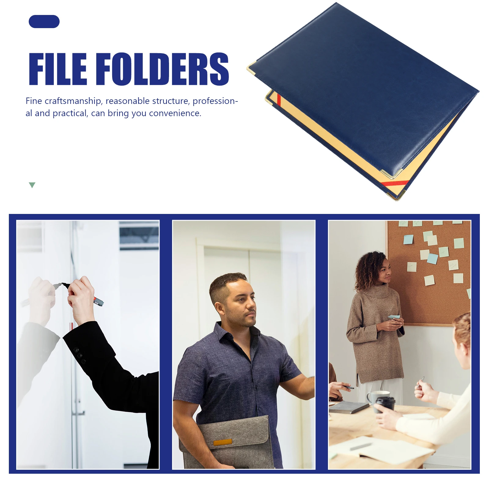 

Organizer Binder Document Business File Storage Board Office Work Daily Life Planning Portable Resume Folder For