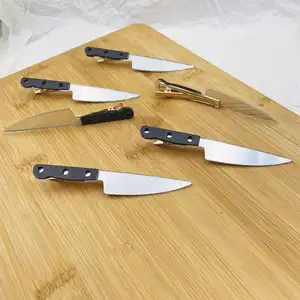 Con dao nhà bếp mô phỏng hài hước, dao trái, cạnh tóc vịt, phụ kiện tóc của phụ nữ, lạ, vui vẻ, kỳ lạ, hài hước, xinh đẹp, 3PCS 6 CAIDAO bán hàng chính - 3