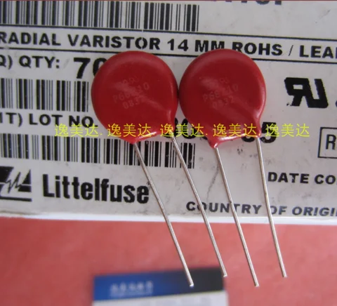 Free shipping High quality 5PCS/P68ZA10 varistor 1kA 3300pF 68V 14MM