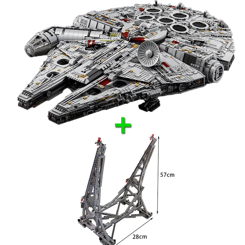 7541 Teile Millennium Ship Falcon Bausteine Kompatibel mit Spielzeug Geburtstags- und Weihnachtsgeschenke – Detail 2
