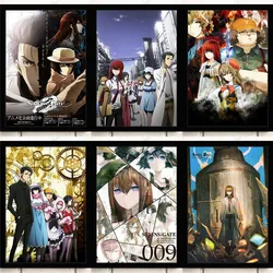 Japan Popular Sci-Fi Anime STEINS; GATE Poster Girl Kids Room Living Modern Quality Canvas Painting Wall Art Home Decor Picture