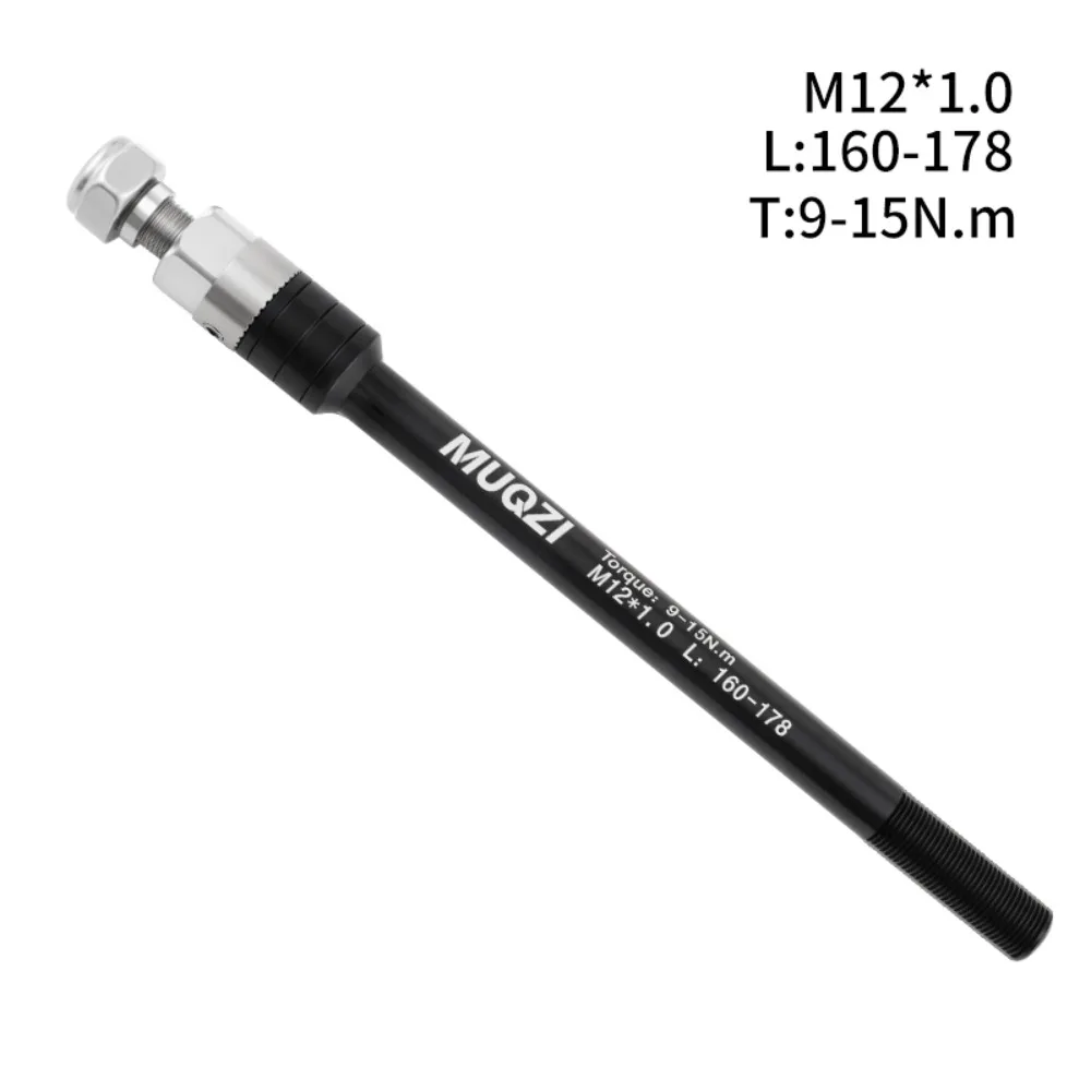 

Адаптер для велосипедной оси из алюминиевого сплава, черный, с резьбой M12x1.0/1.5/1.75, для тренировочных колес, 160-178 мм