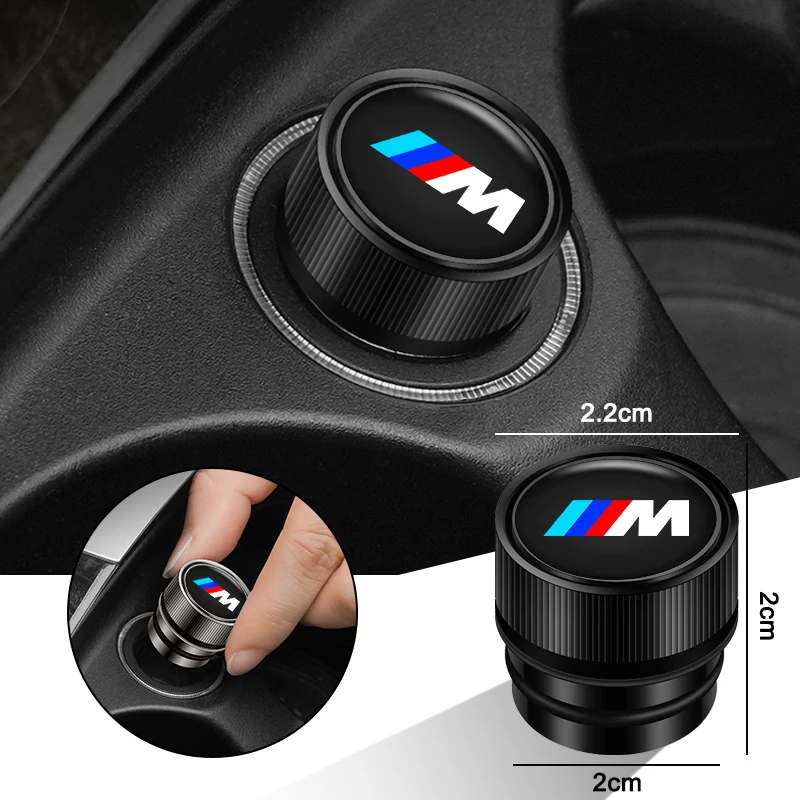 Car Cigarette Lighter Cover DustProof Decoration Cap For BMW X1 X3 X4 X5 E46 E90 F20 E60 E39 F10 M1 M2 M3 M5 M6 E87 M