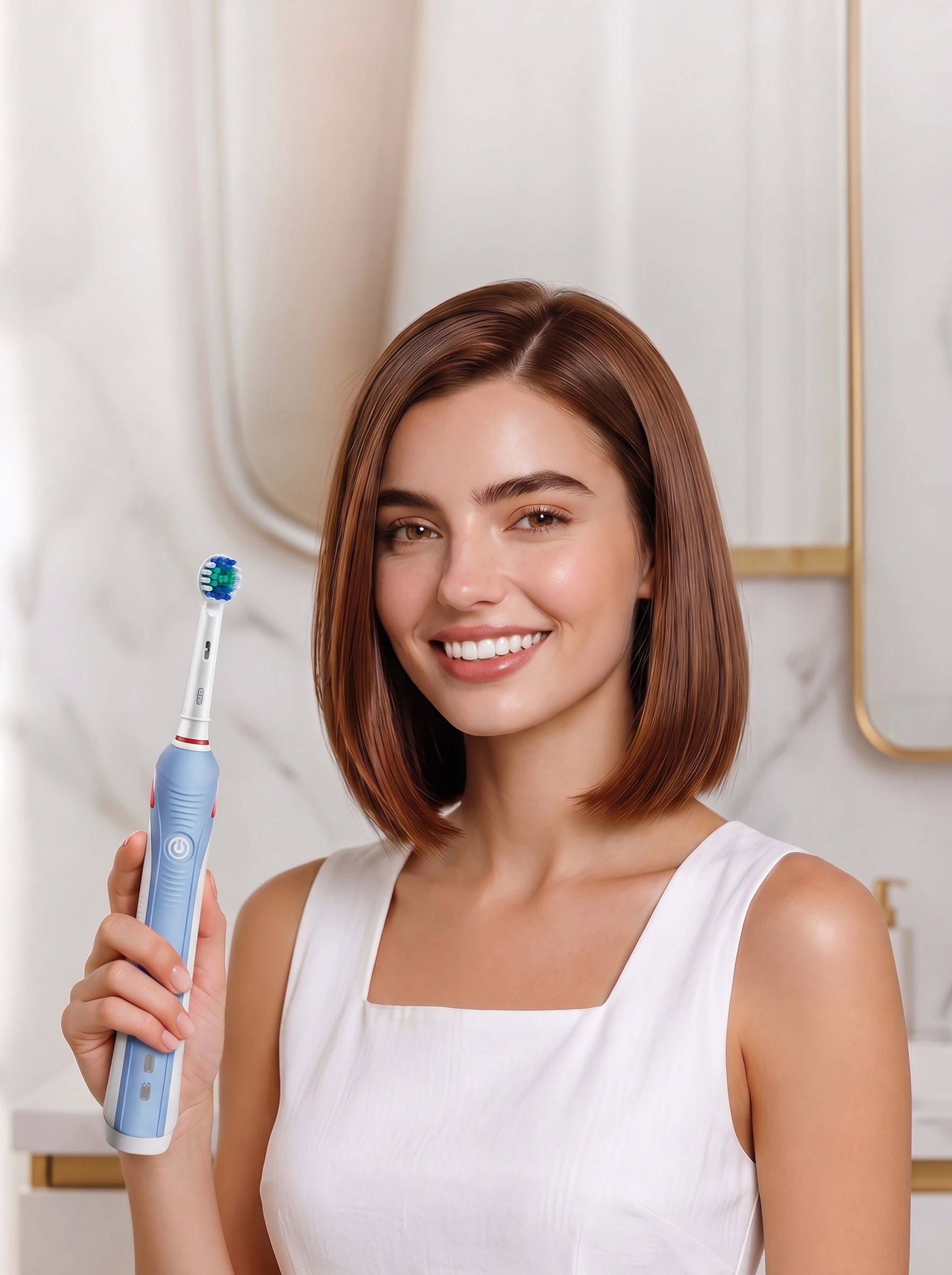 24/16er-Pack Weiche OralBi Elektrische Zahnbürstenköpfe Ersatzbürsten für Pro 500/1000/1500/3000/3757/5000/7000/7500/8000 Serie – Detail 1