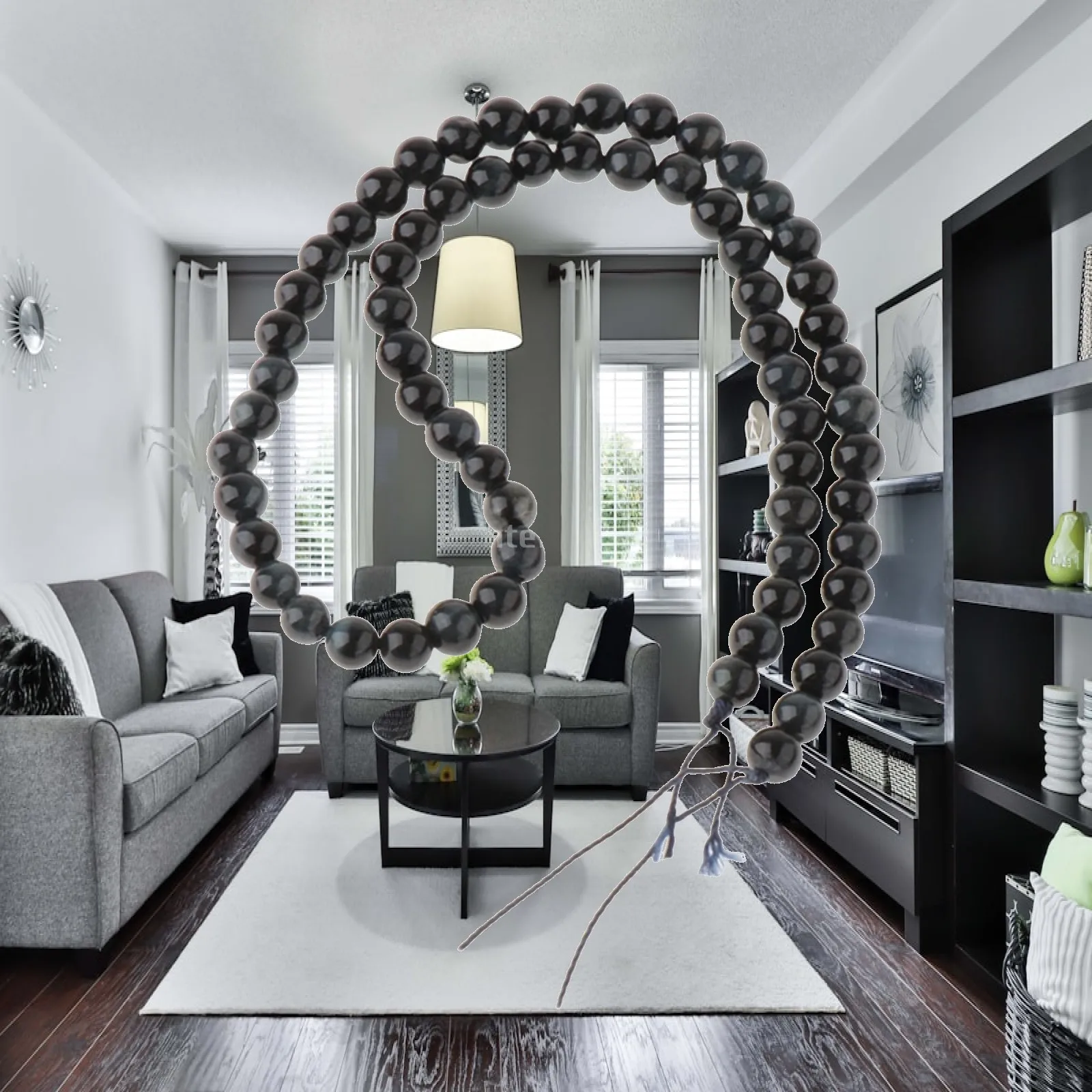 Tiger Eye Stone Beads Ornament Practical Decor Durability Gifts Smooth Sturdy Round Beads Bracelet Making Bead Jewelry Making