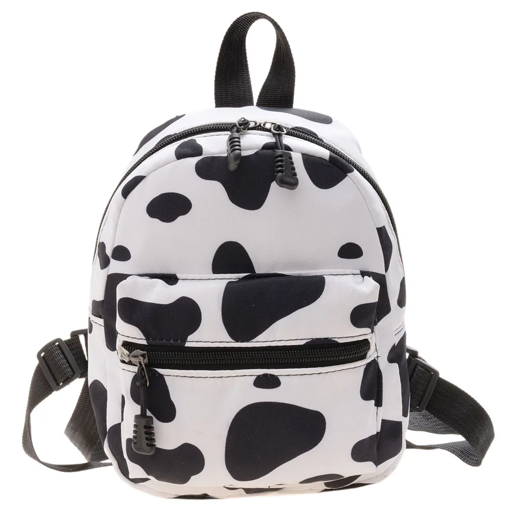 Preppy Style Women Retro Casual Animal Pattern Printing Small Handbags Backpacks