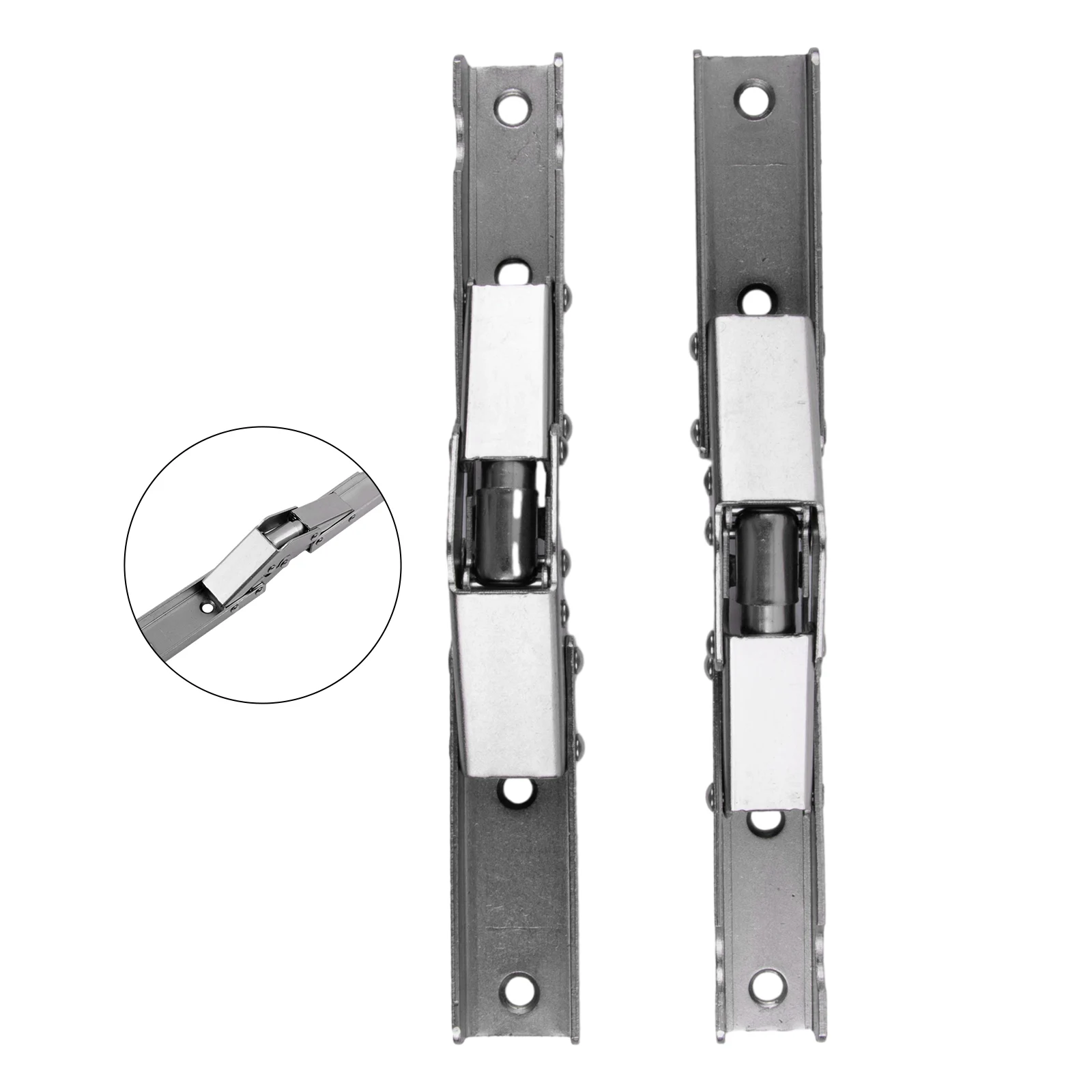 2Pcs/Set 90 Degree Self-Locking Folding Hinges Brackets Spring Folding Hinge Able Legs Brackets Countertop Support Hardware