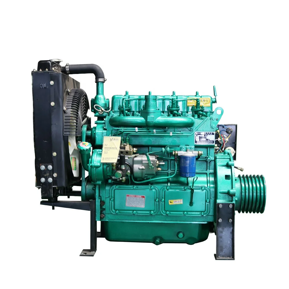 

4 Cylinder 40kw 50hp Agricultural Diesel Engine With Pulley