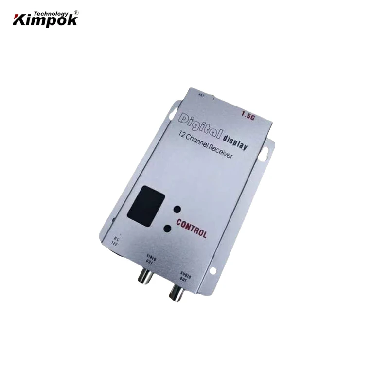 1.5Ghz 5W mini FPV VTX 1.5G Transmisor y receptor de vídeo inalámbrico para drones