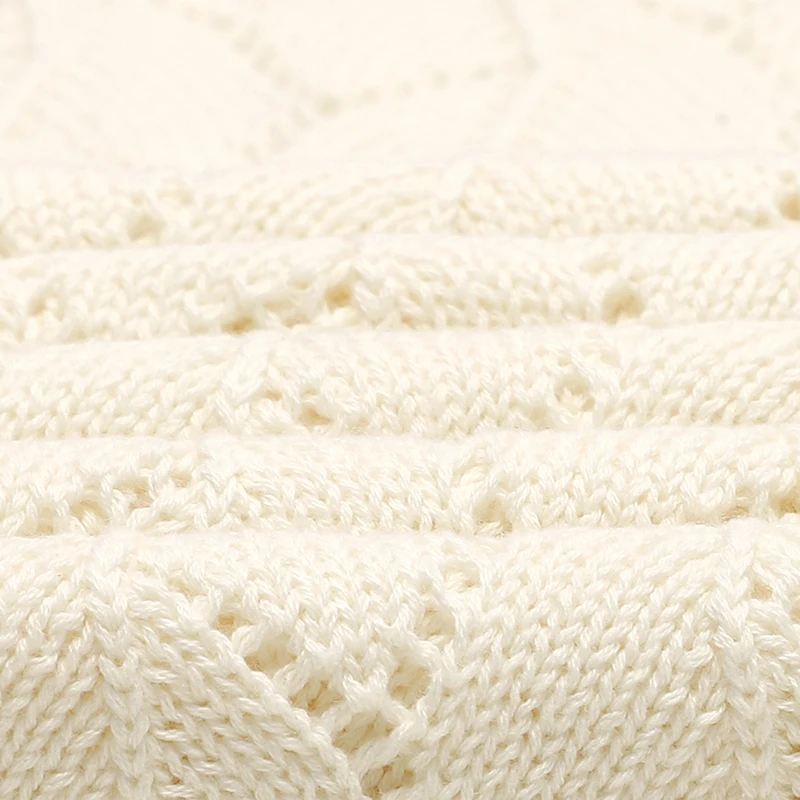 Anti-pilling oco bebê recém-nascido meninos e meninas final da primavera para o outono cobertores respirável malha algodão infantil swaddle envoltórios