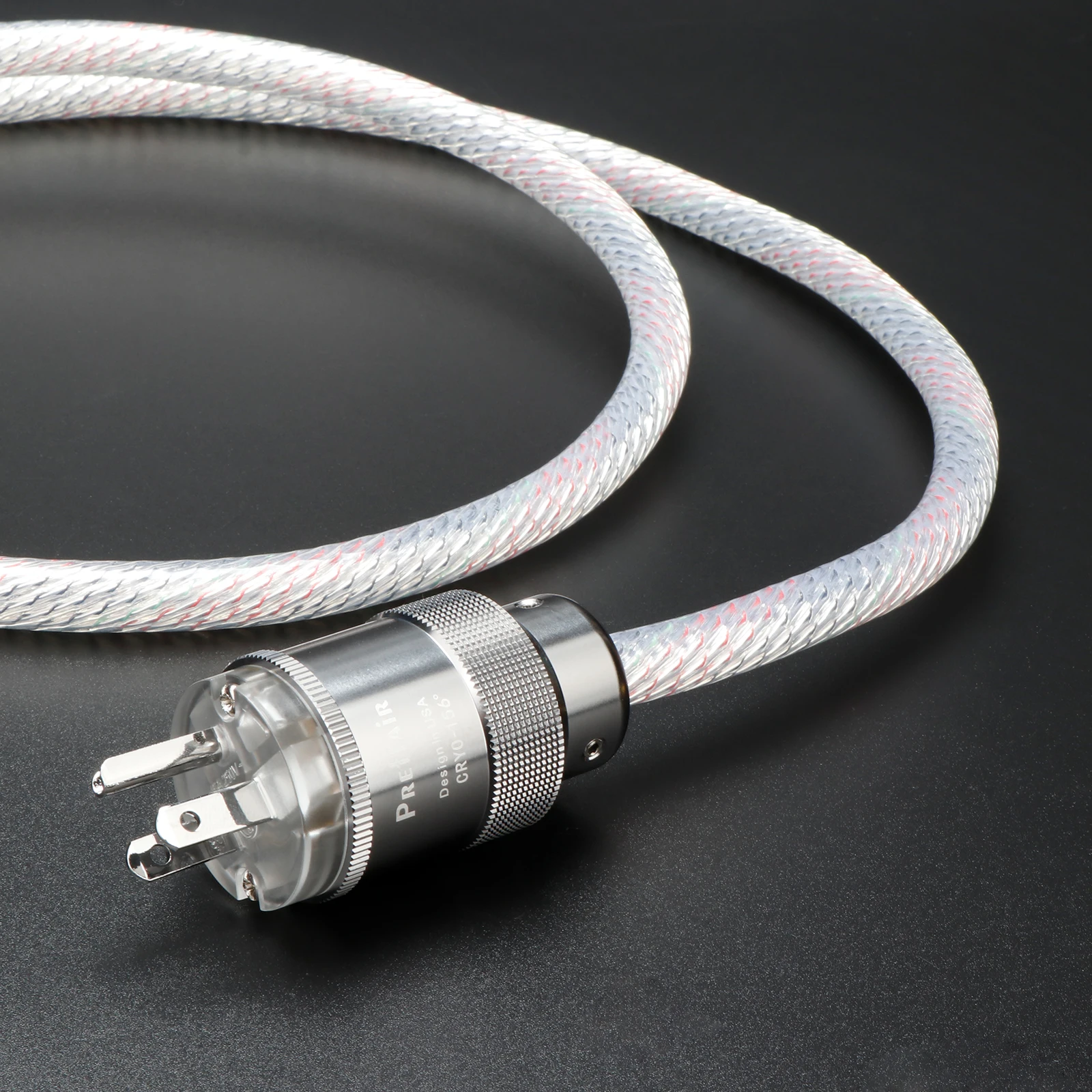 Кабель питания Preffair HIFI POWER CABLE 7N OCC, посеребренный шнур питания с вилкой европейского стандарта, усилитель, декодер компакт-дисков, провод питания