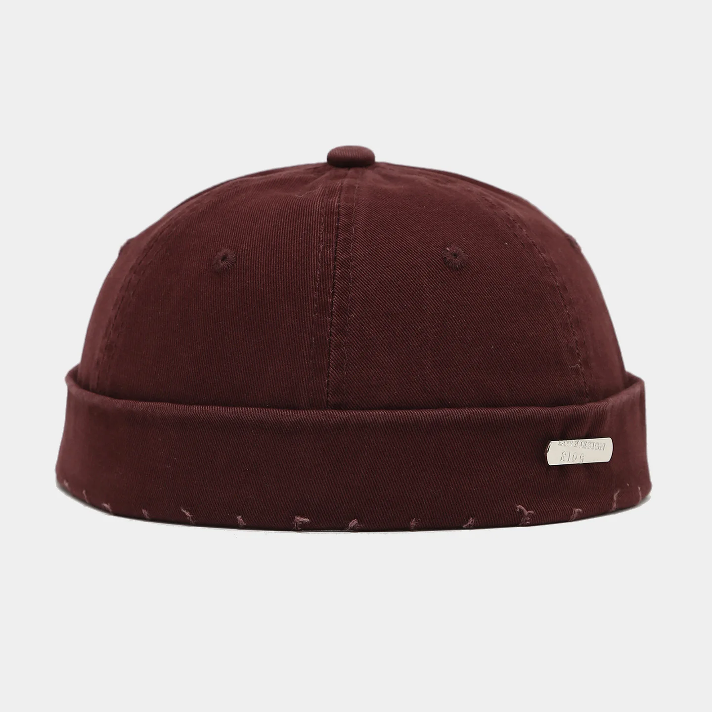 1PC Washed Color Docker Cap ohne Visier Broken Brimless Caps Solid Colors Hat Adjustable Cotton Hats Unisex Vintage Hip Hop – Detail 9