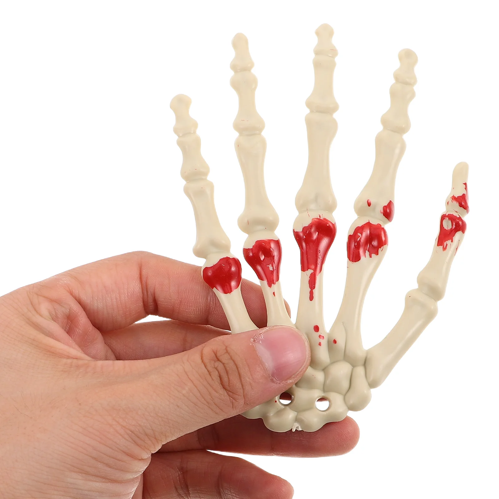 

12pcs Halloween Hands Bone Decor Realistic Plastic Hand Props For Spooky Graveyard Outdoor Indoor Decoration Haunted