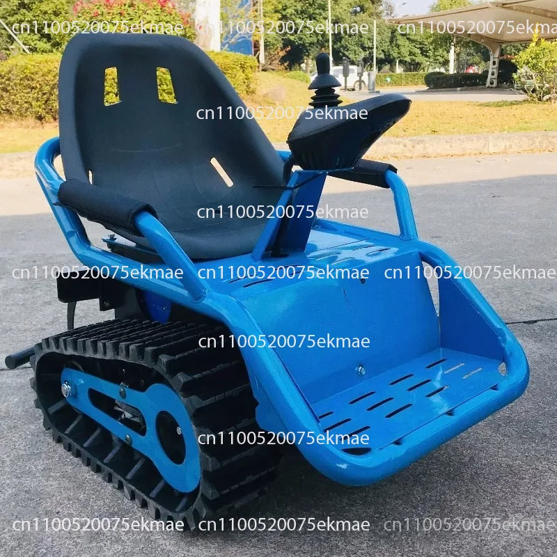 Single And Double Seat Children's Electric Crawler Toy Small Tank 24v20an Beach Tram