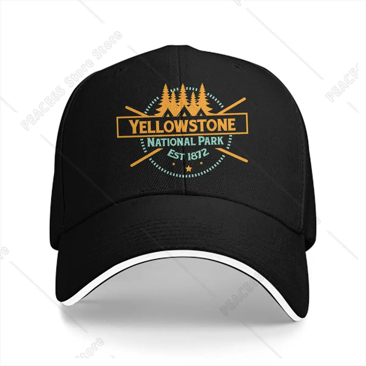 

Us National Parks Baseball Cap Men Hats Women Visor Protection Snapback Yellowstone National Park Caps