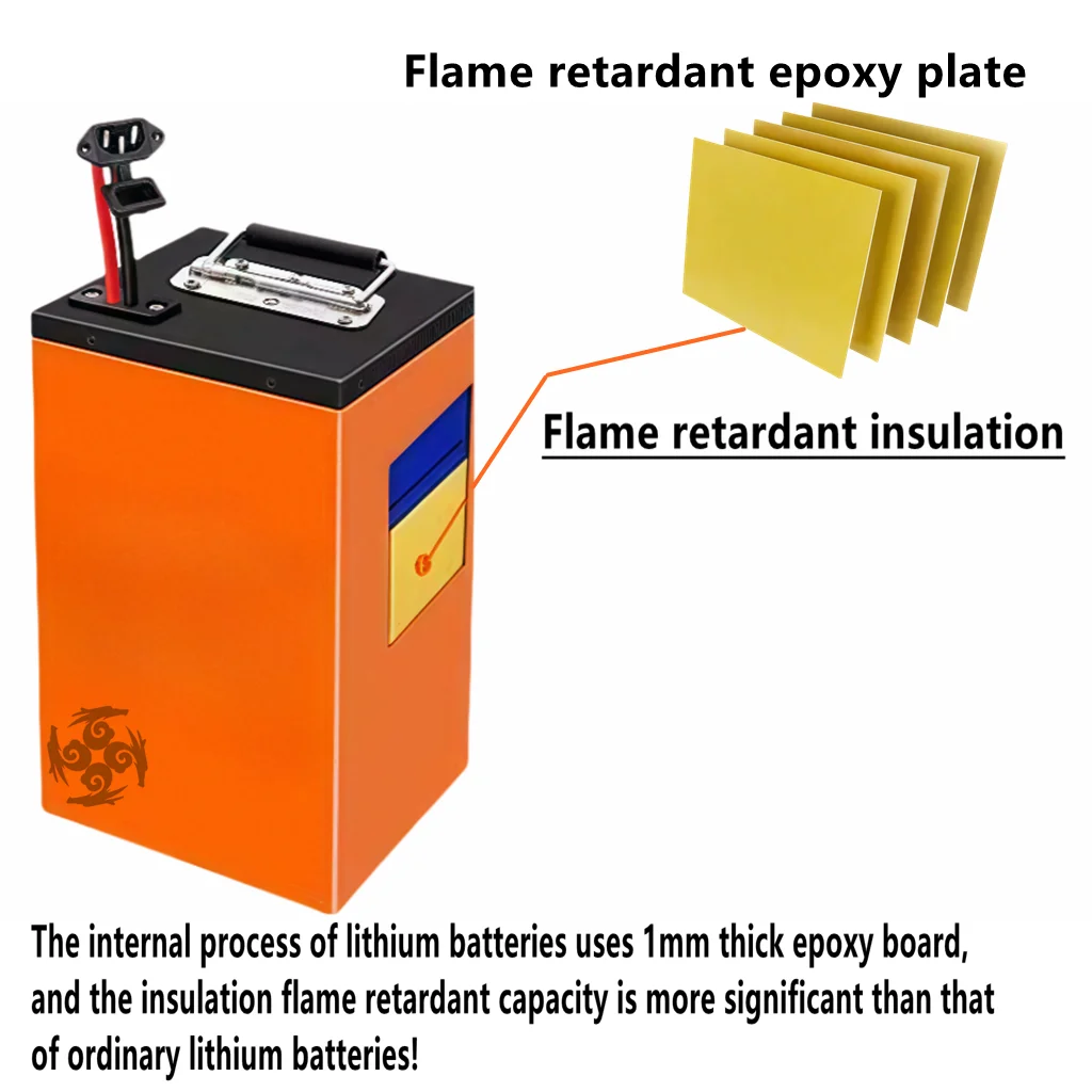 48V 35Ah/55Ah/80Ah/120Ah Li-ion Battery with BMS | Golf Cart & 2-5kW Vehicles