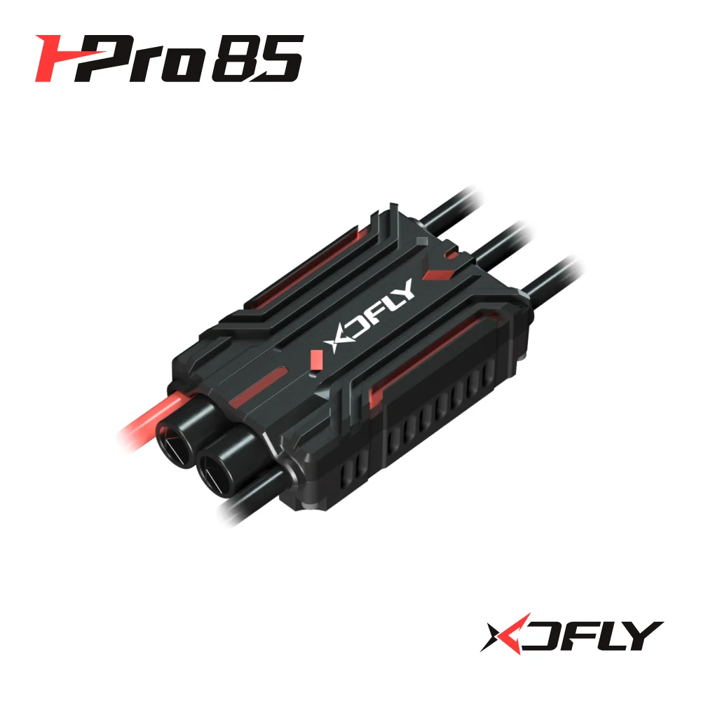 

XDFly HPRO 85A ESC 3-6S Built-in SBEC 6-12V Speed Controller For RC Helicopter 380-420 Class Airplane Aircraft Fixed-wing